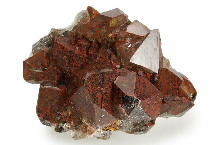 Thunder Bay Smoky Amethyst Cluster with Hematite - Canada #349925